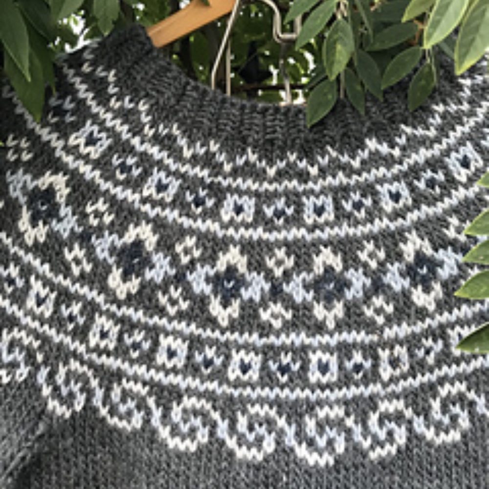 Hand Knit Wool Sweater